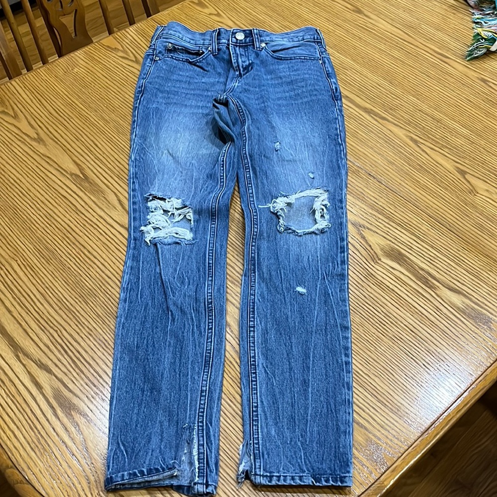PacSun Comfort stretch, stacked skinny Jeans, size 29x30. Like new!!